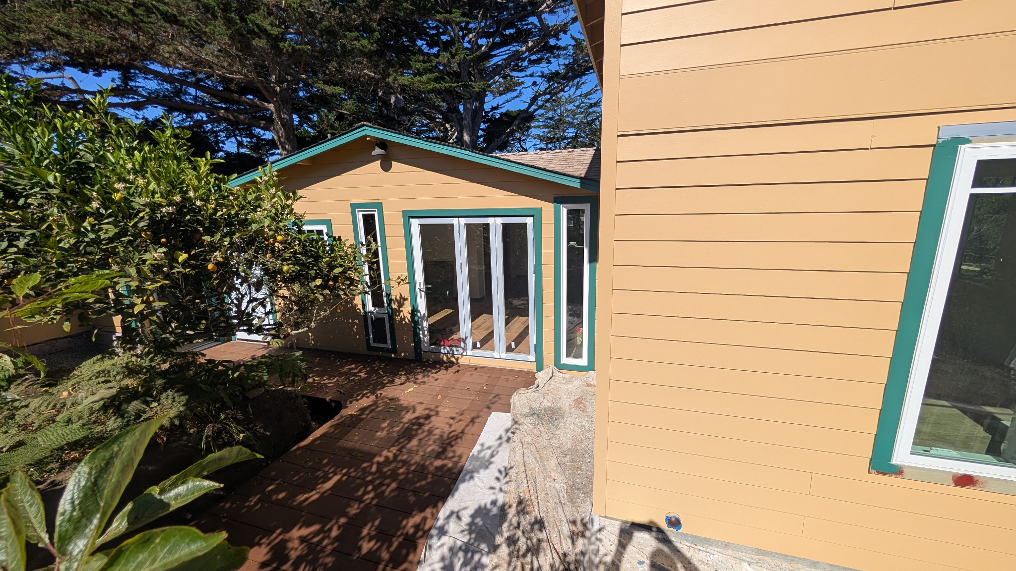 Residential exterior painting project in Pacific Grove
